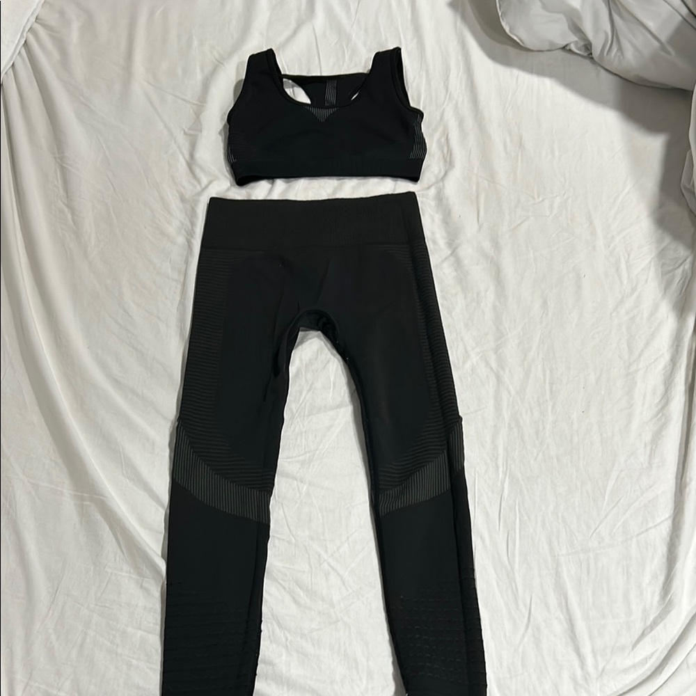 Black Women's Activewear Set